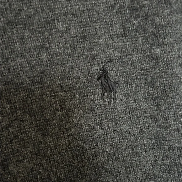 Sweater Polo by Ralph Lauren Men's Gray - Picture 2 of 11